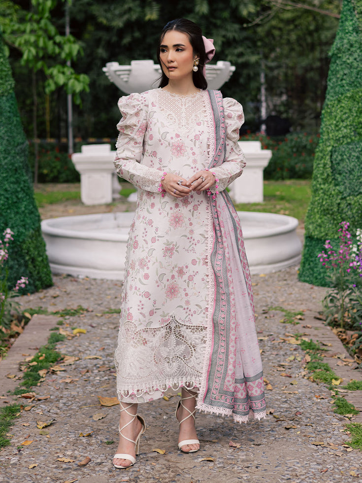 Parishay | IVY Bloom V2 Lawn | BLOOM-03 - Official Parishay - Agha Fabrics UK