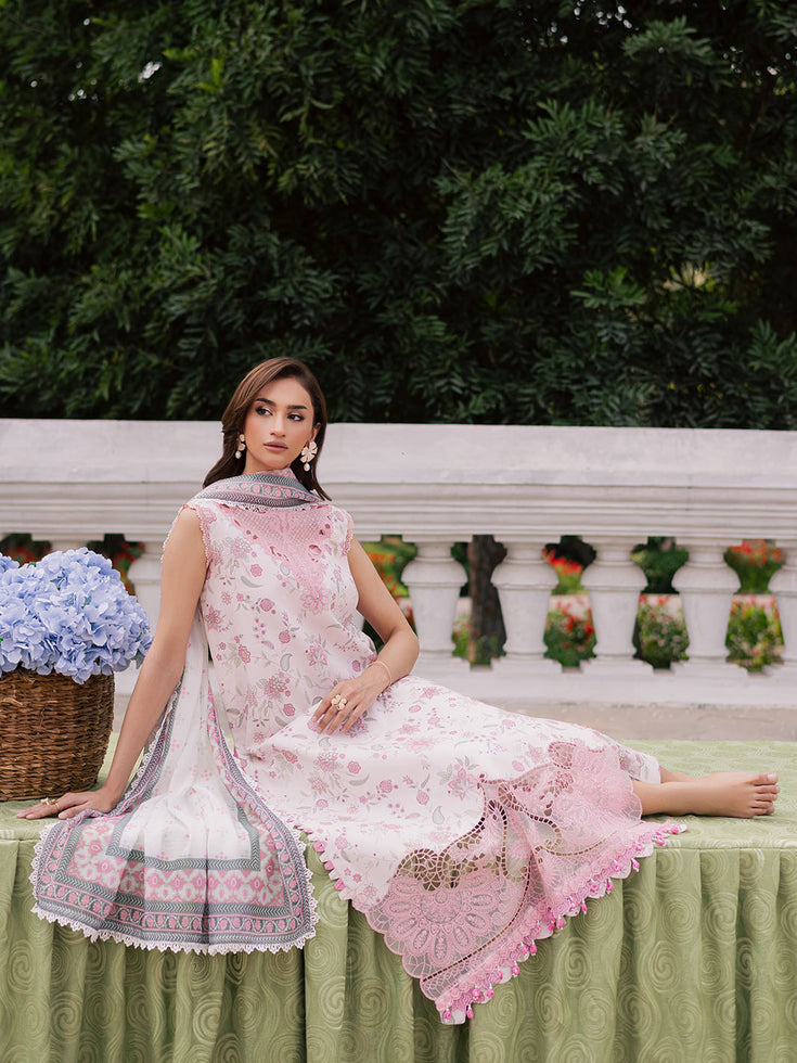 Parishay | IVY Bloom V2 Lawn | BLOOM-04 - Official Parishay - Agha Fabrics UK