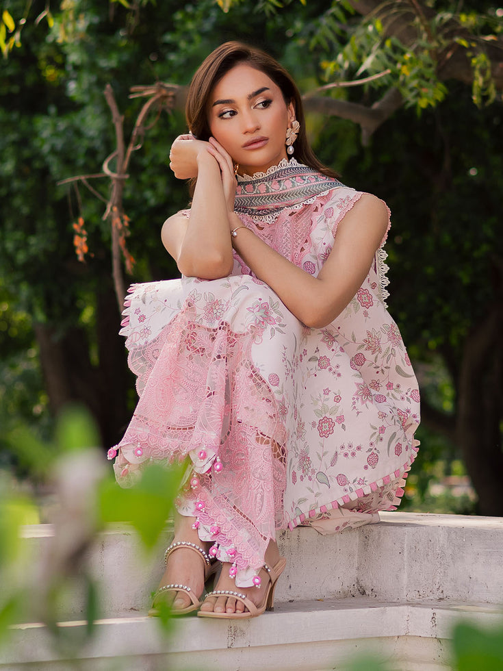 Parishay | IVY Bloom V2 Lawn | BLOOM-04 - Official Parishay - Agha Fabrics UK