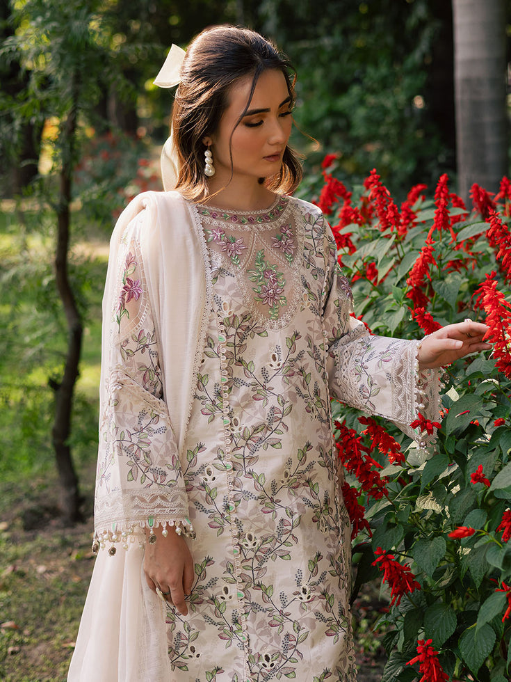 Parishay | IVY Bloom V2 Lawn | BLOOM-05 - Official Parishay - Agha Fabrics UK