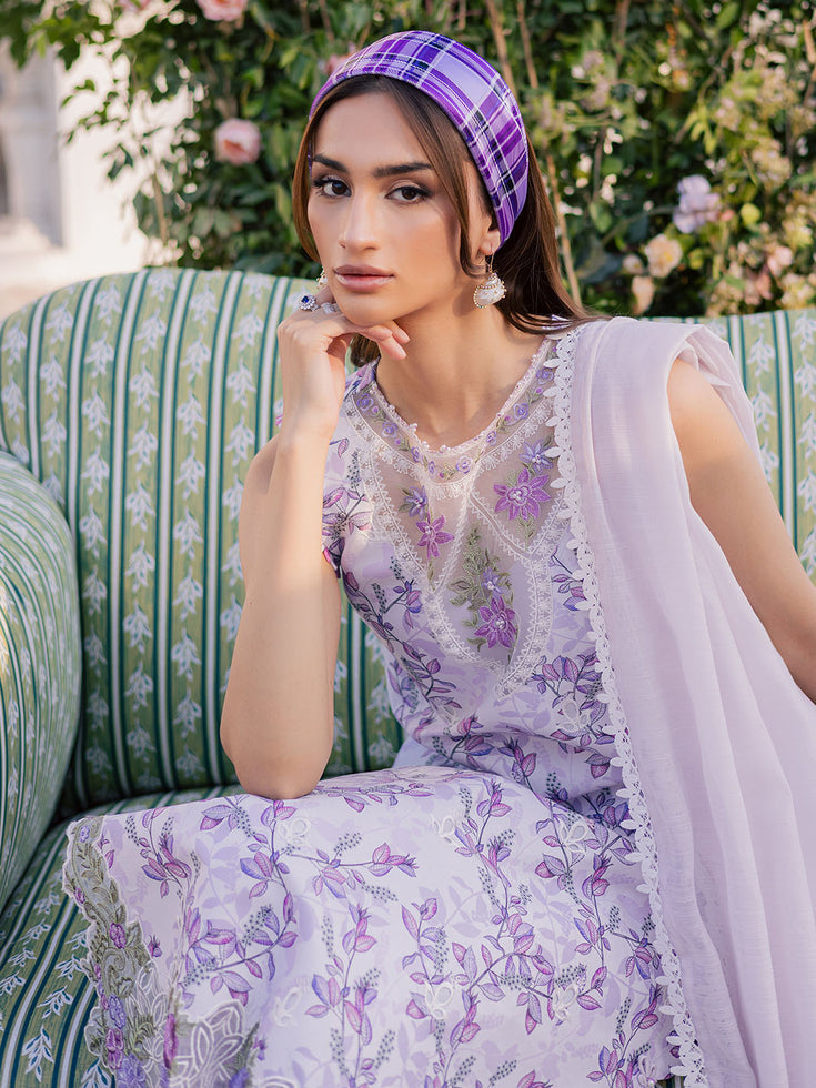 Parishay | IVY Bloom V2 Lawn | BLOOM-06 | - Official Parishay - Agha Fabrics UK