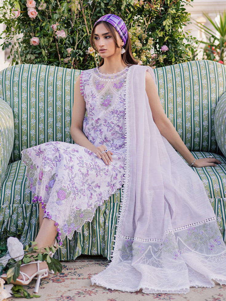 Parishay | IVY Bloom V2 Lawn | BLOOM-06 | - Official Parishay - Agha Fabrics UK