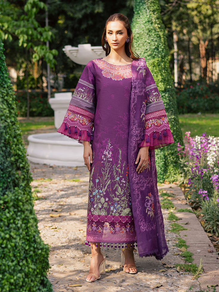 Parishay | IVY Bloom V2 Lawn | BLOOM-07 - Official Parishay - Agha Fabrics UK