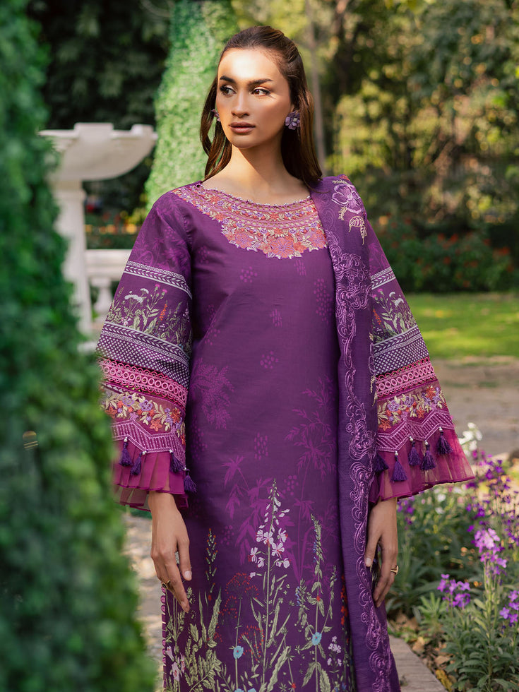 Parishay | IVY Bloom V2 Lawn | BLOOM-07 - Official Parishay - Agha Fabrics UK