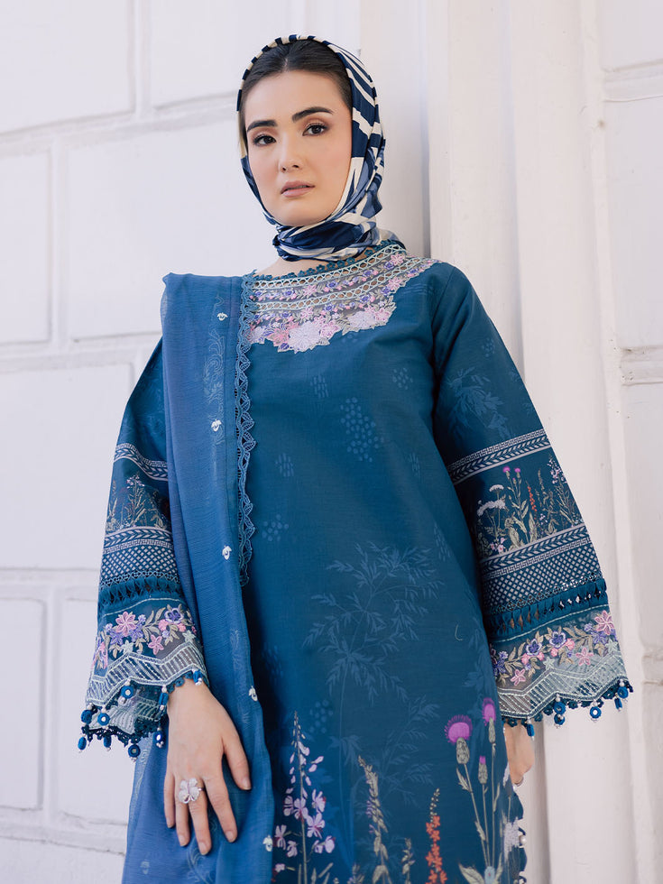 Parishay | IVY Bloom V2 Lawn | BLOOM-08 - Official Parishay - Agha Fabrics UK