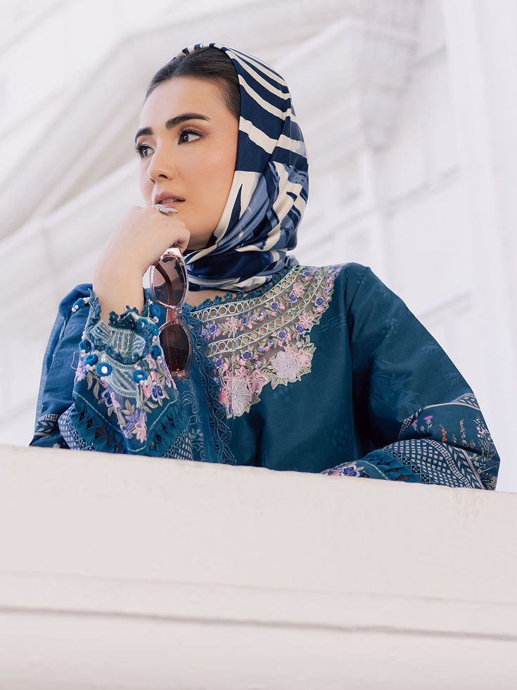 Parishay | IVY Bloom V2 Lawn | BLOOM-08 - Official Parishay - Agha Fabrics UK