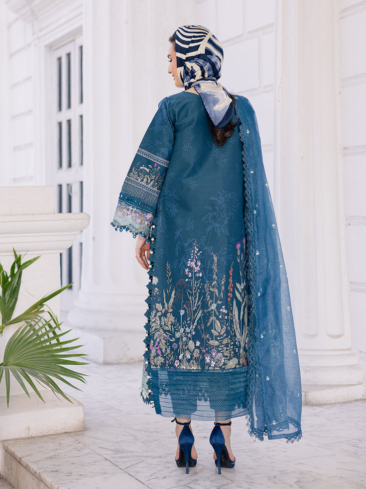 Parishay | IVY Bloom V2 Lawn | BLOOM-08 - Official Parishay - Agha Fabrics UK