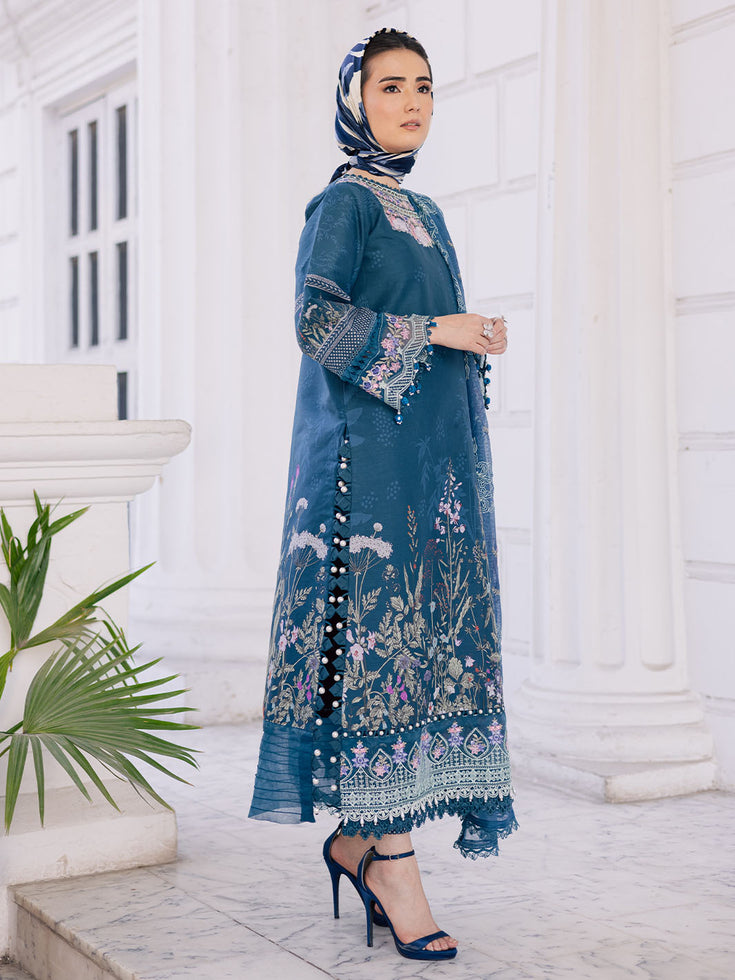 Parishay | IVY Bloom V2 Lawn | BLOOM-08 - Official Parishay - Agha Fabrics UK