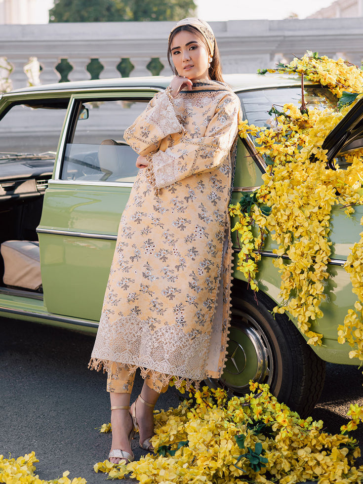 Parishay | IVY Bloom V2 Lawn | BLOOM-09 - Official Parishay - Agha Fabrics UK