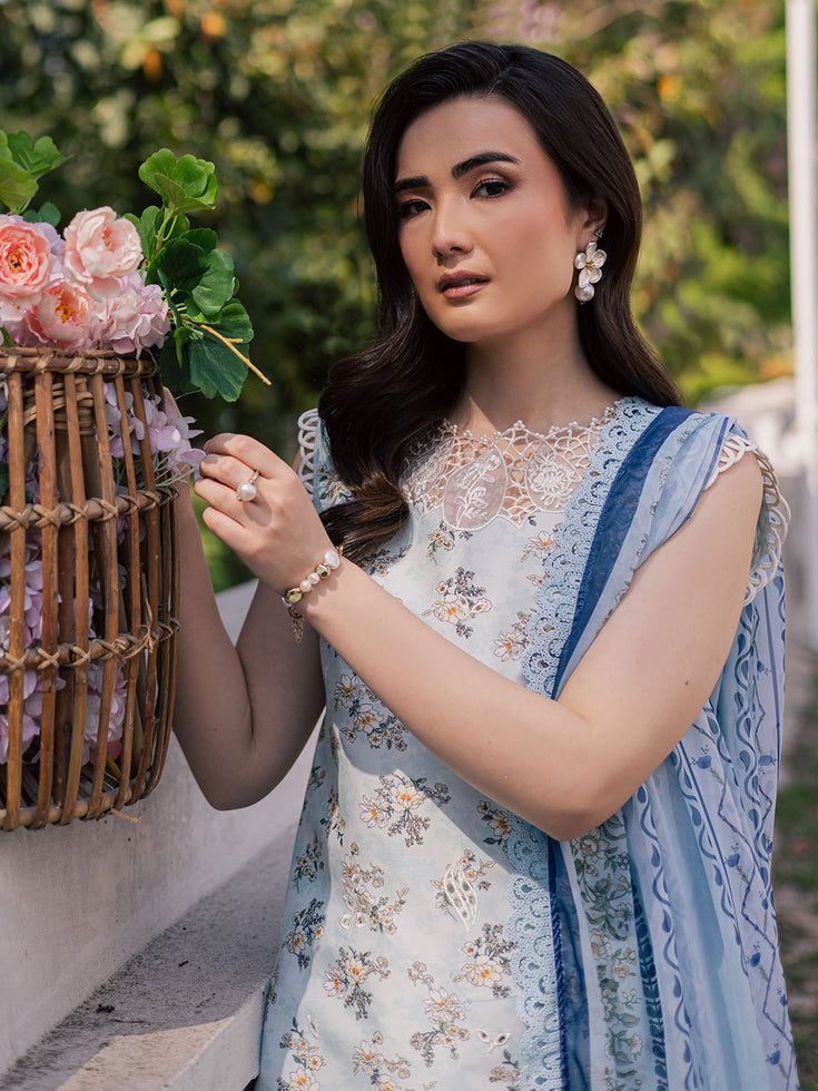 Parishay | IVY Bloom V2 Lawn | BLOOM-10 - Official Parishay - Agha Fabrics UK