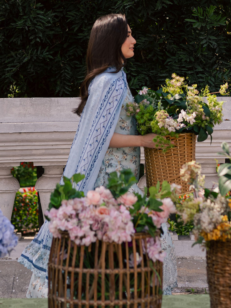 Parishay | IVY Bloom V2 Lawn | BLOOM-10 - Official Parishay - Agha Fabrics UK