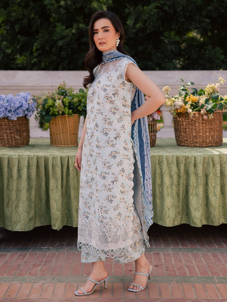 Parishay | IVY Bloom V2 Lawn | BLOOM-10 - Official Parishay - Agha Fabrics UK