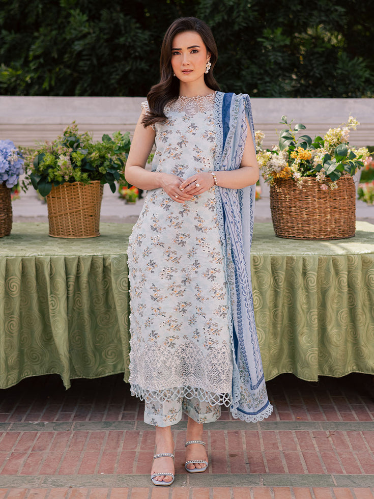 Parishay | IVY Bloom V2 Lawn | BLOOM-10 - Official Parishay - Agha Fabrics UK