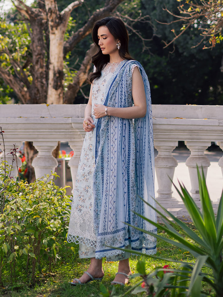 Parishay | IVY Bloom V2 Lawn | BLOOM-10 - Official Parishay - Agha Fabrics UK