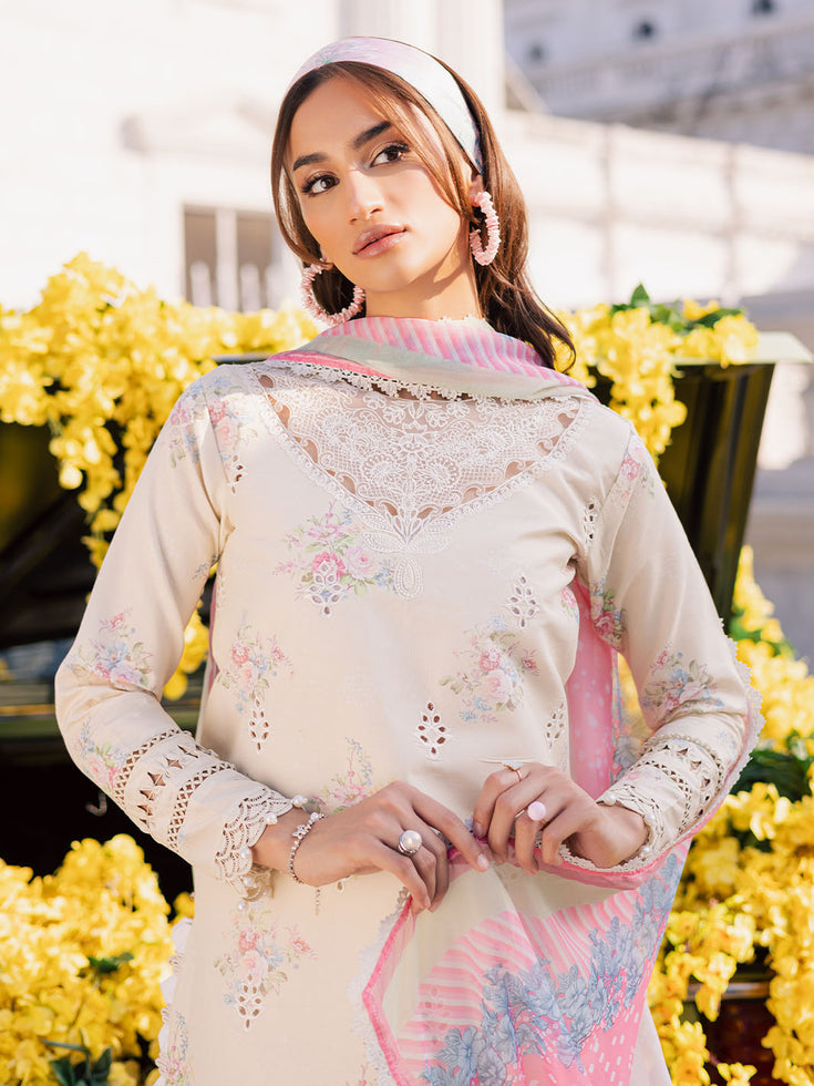 Parishay | IVY Bloom V2 Lawn | BLOOM-12 - Official Parishay - Agha Fabrics UK