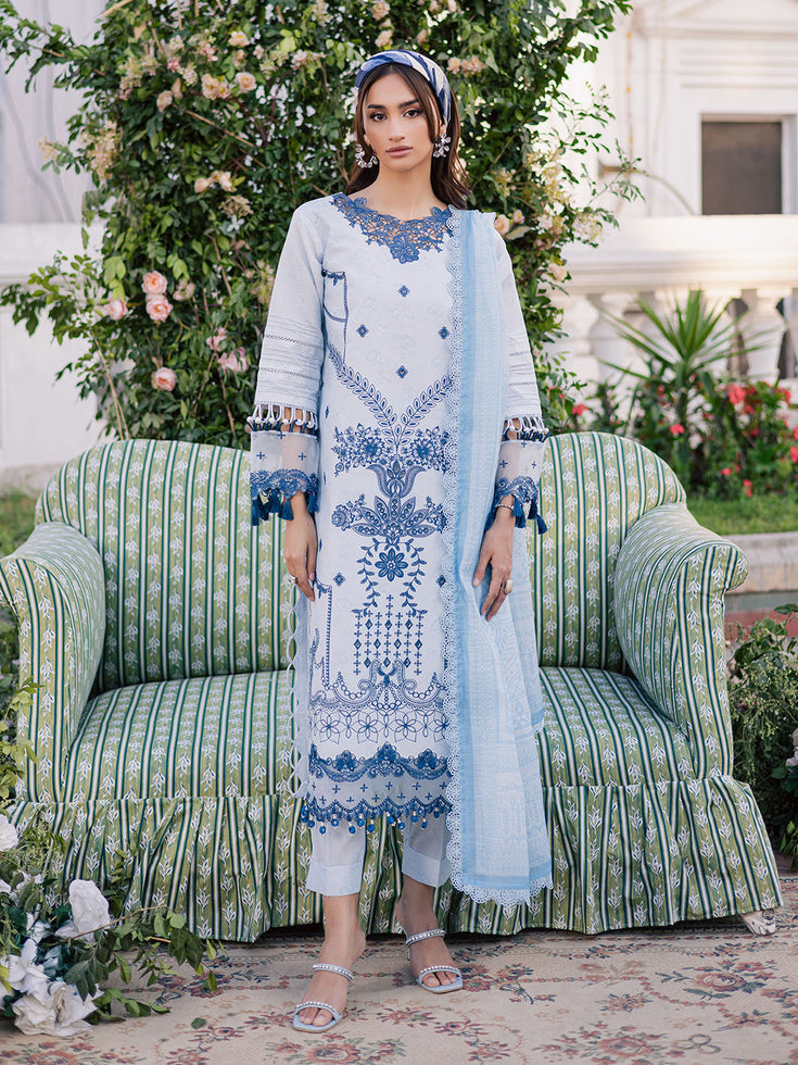 Parishay | IVY Bloom V2 Lawn | BLOOM-13 - Official Parishay - Agha Fabrics UK