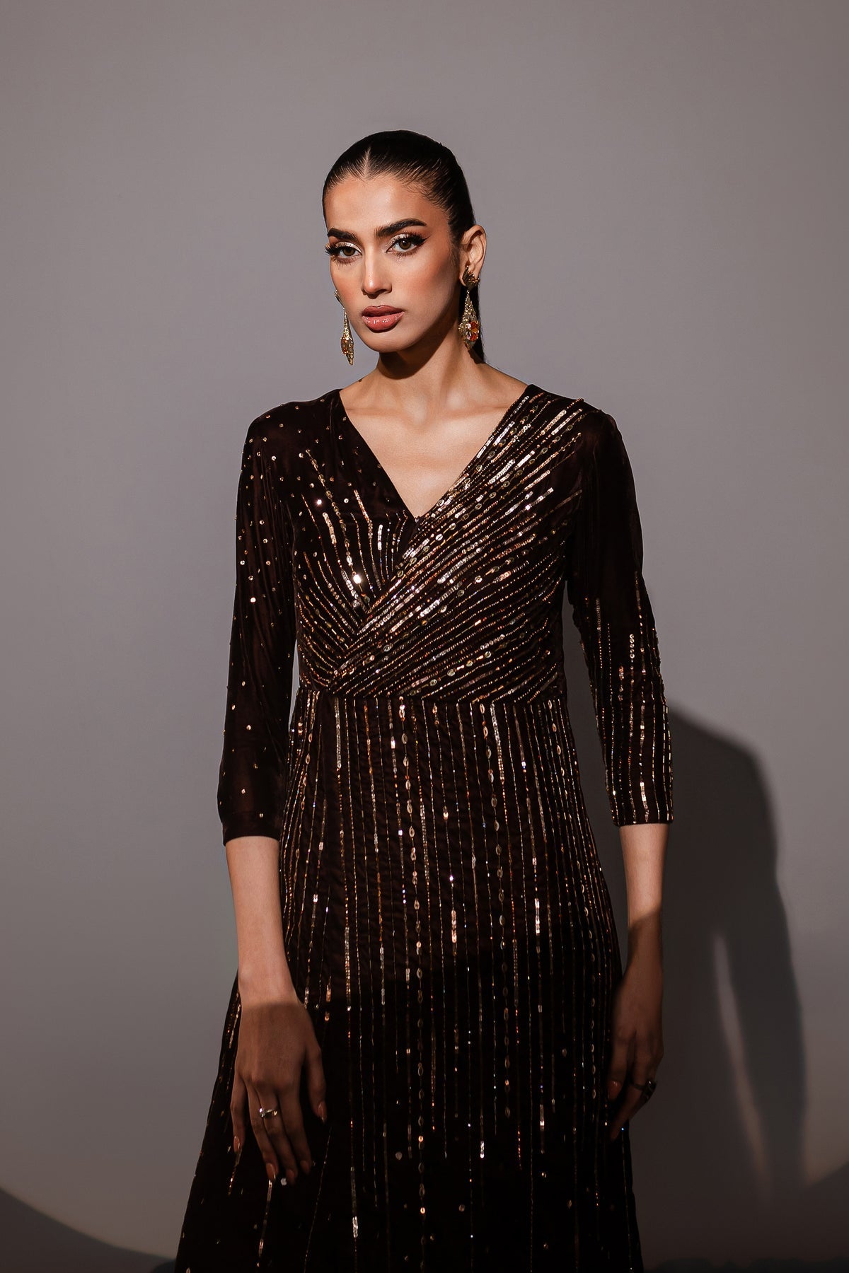 Batik | Desire Formal Dresses | Monore Brown - Official Batik - Agha Fabrics UK