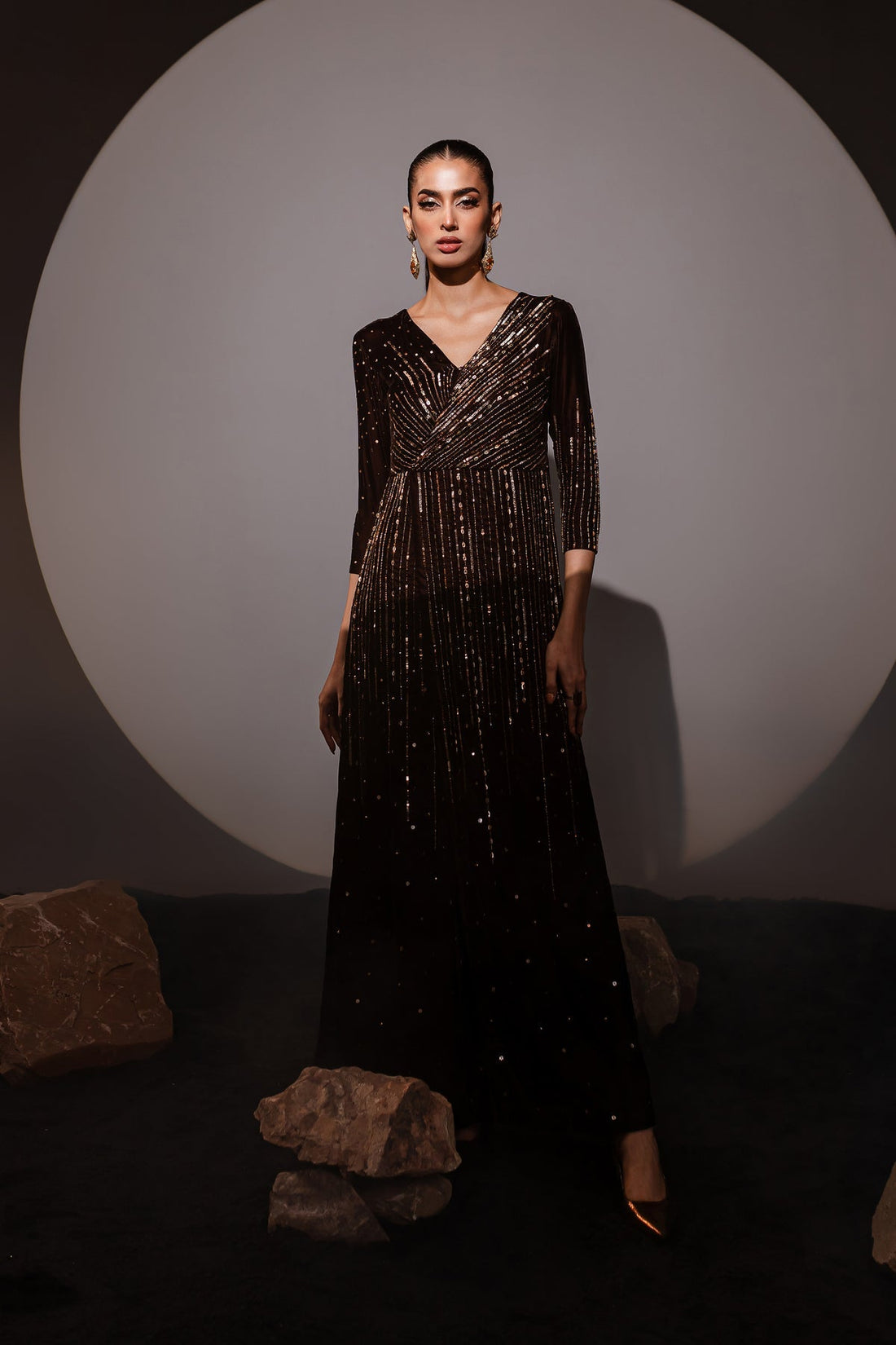 Batik | Desire Formal Dresses | Monore Brown - Official Batik - Agha Fabrics UK