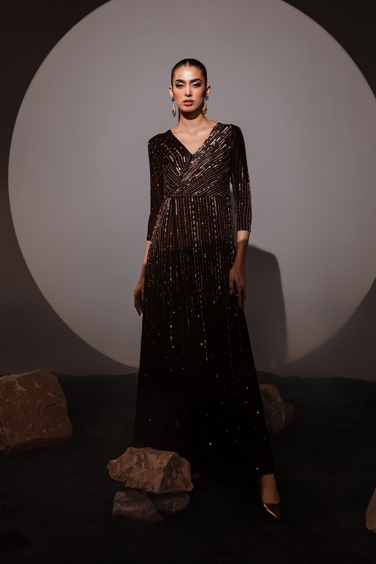 Batik | Desire Formal Dresses | Monore Brown - Official Batik - Agha Fabrics UK