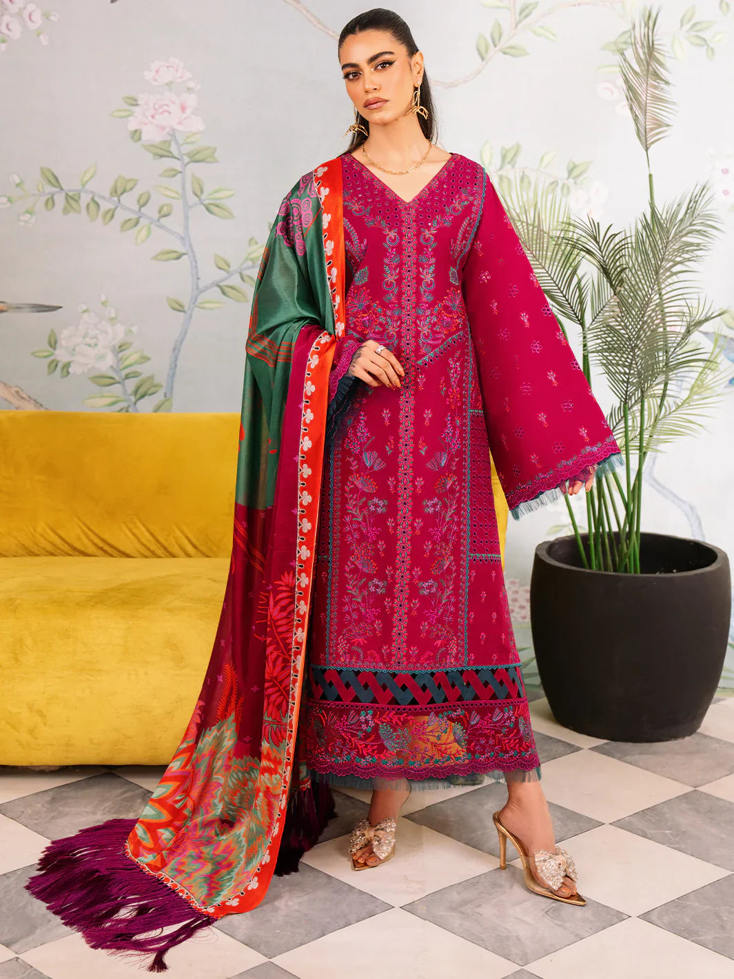 Bin Ilyas | La Hira Spring Summer 24 | 203-B - Official Bin Ilyas - Agha Fabrics UK