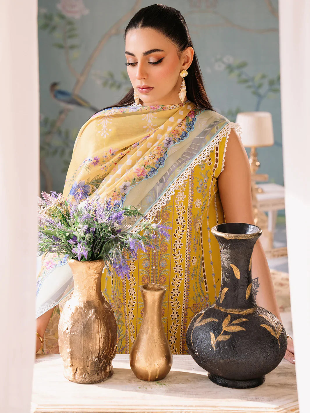 Bin Ilyas | La Hira Spring Summer 24 | 201 - A - Official Bin Ilyas - Agha Fabrics UK
