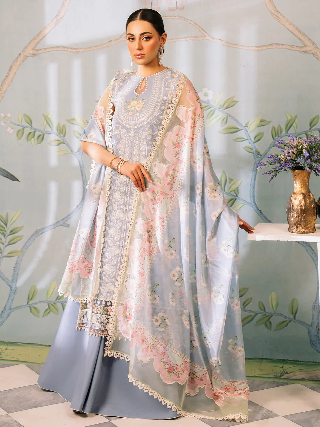 Bin Ilyas | La Hira Spring Summer 24 | 205-B - Official Bin Ilyas - Agha Fabrics UK