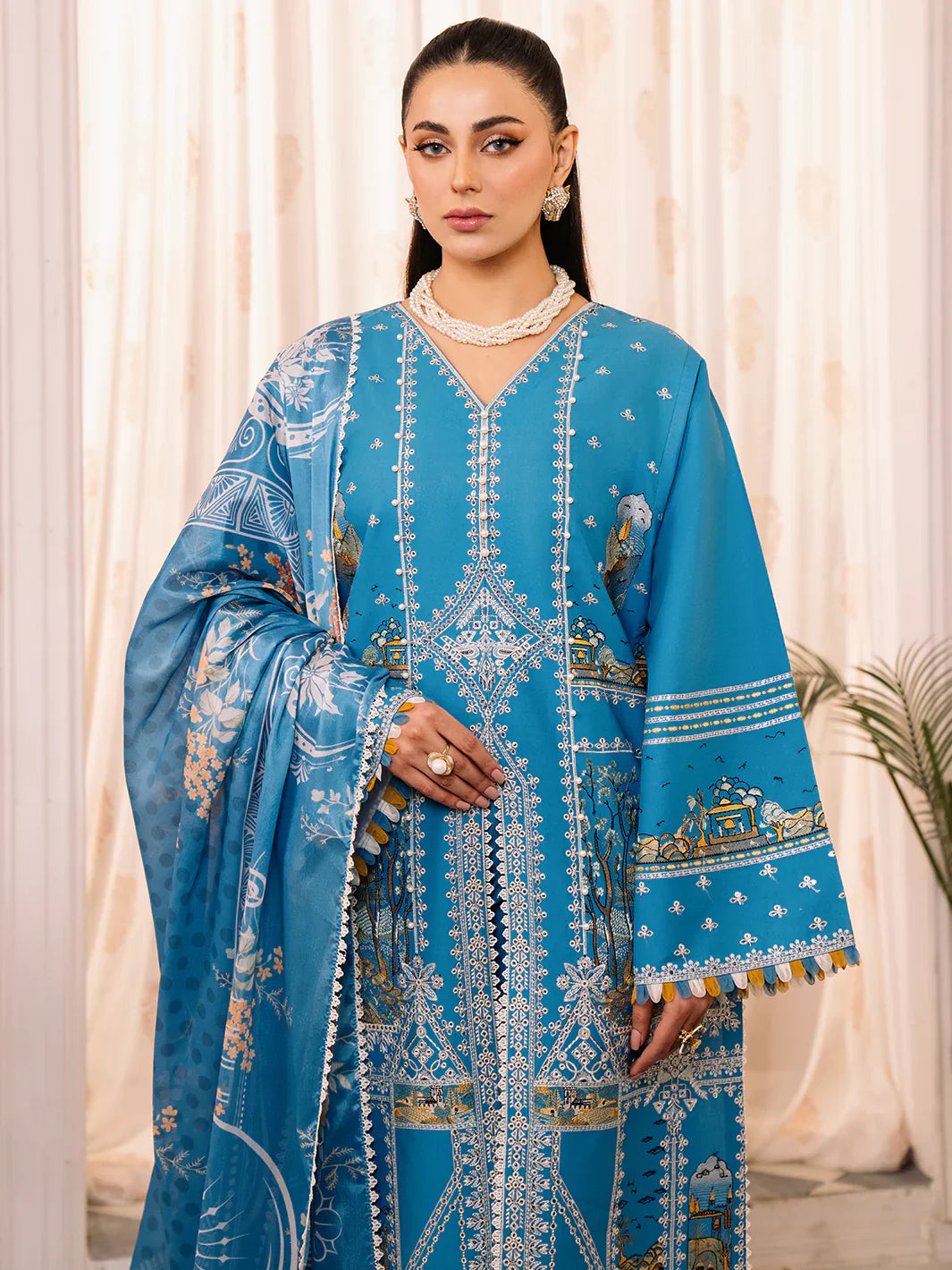 Bin Ilyas | La Hira Spring Summer 24 | 206-B - Official Bin Ilyas - Agha Fabrics UK