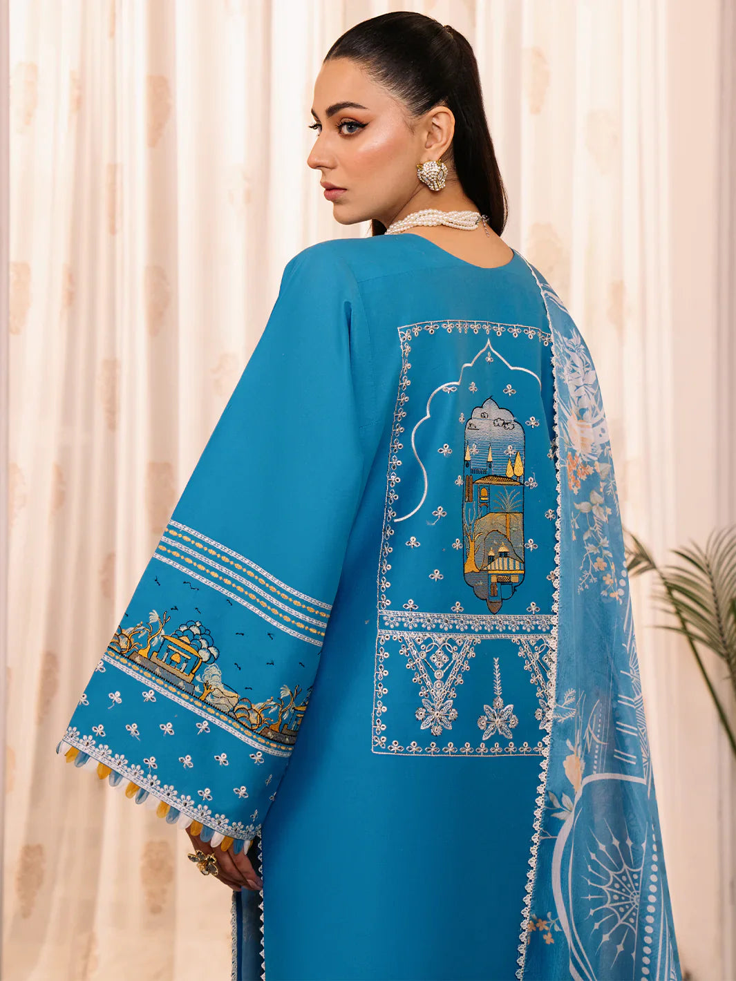 Bin Ilyas | La Hira Spring Summer 24 | 206-B - Official Bin Ilyas - Agha Fabrics UK