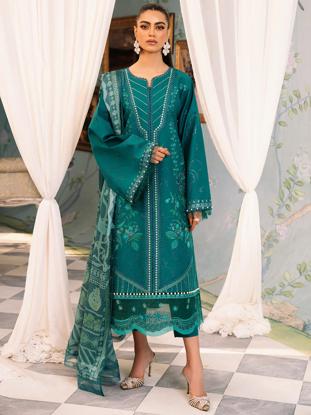Bin Ilyas | La Hira Spring Summer 24 | 207-A - Official Bin Ilyas - Agha Fabrics UK