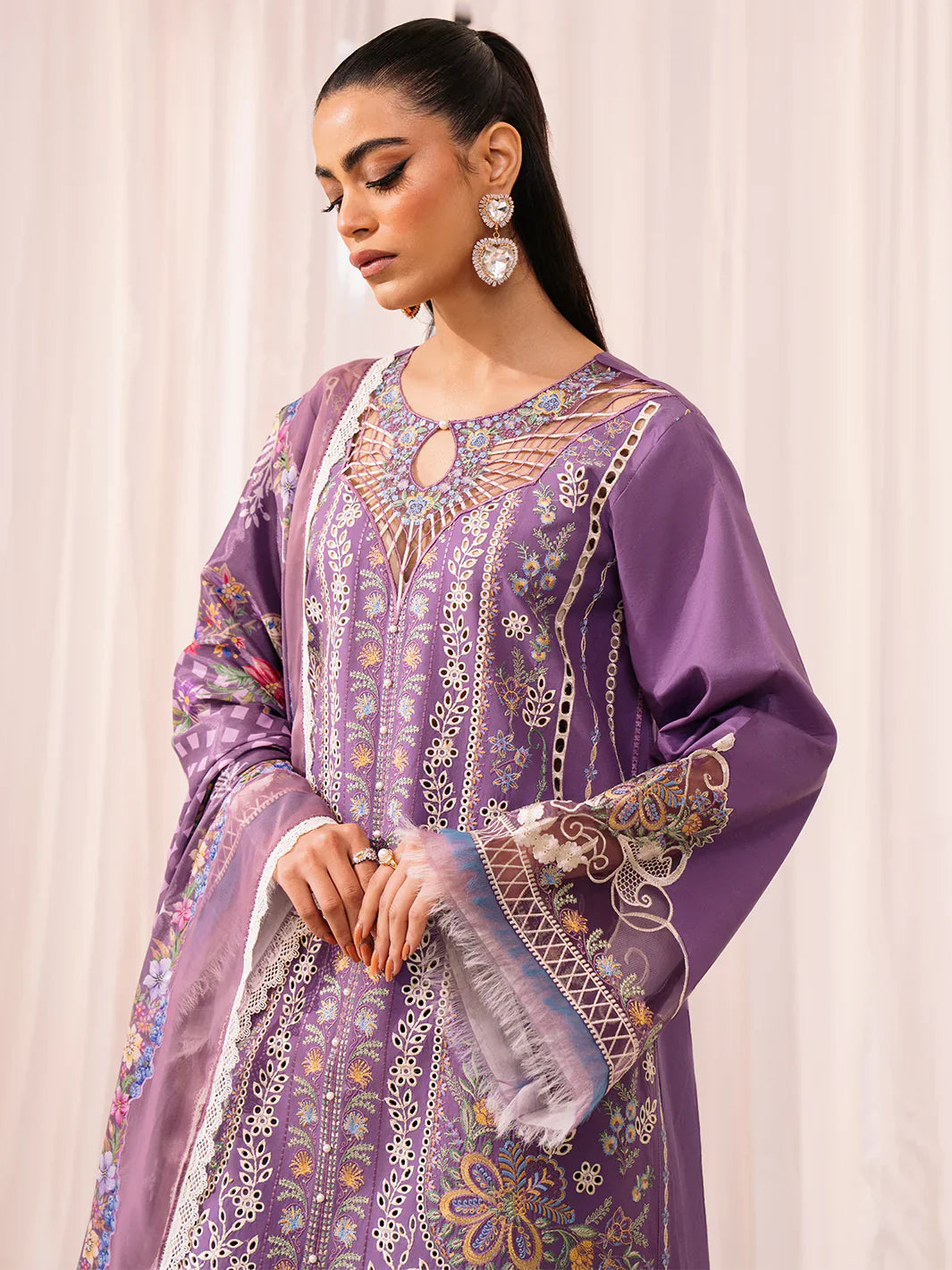 Bin Ilyas | La Hira Spring Summer 24 | 201-B - Official Bin Ilyas - Agha Fabrics UK