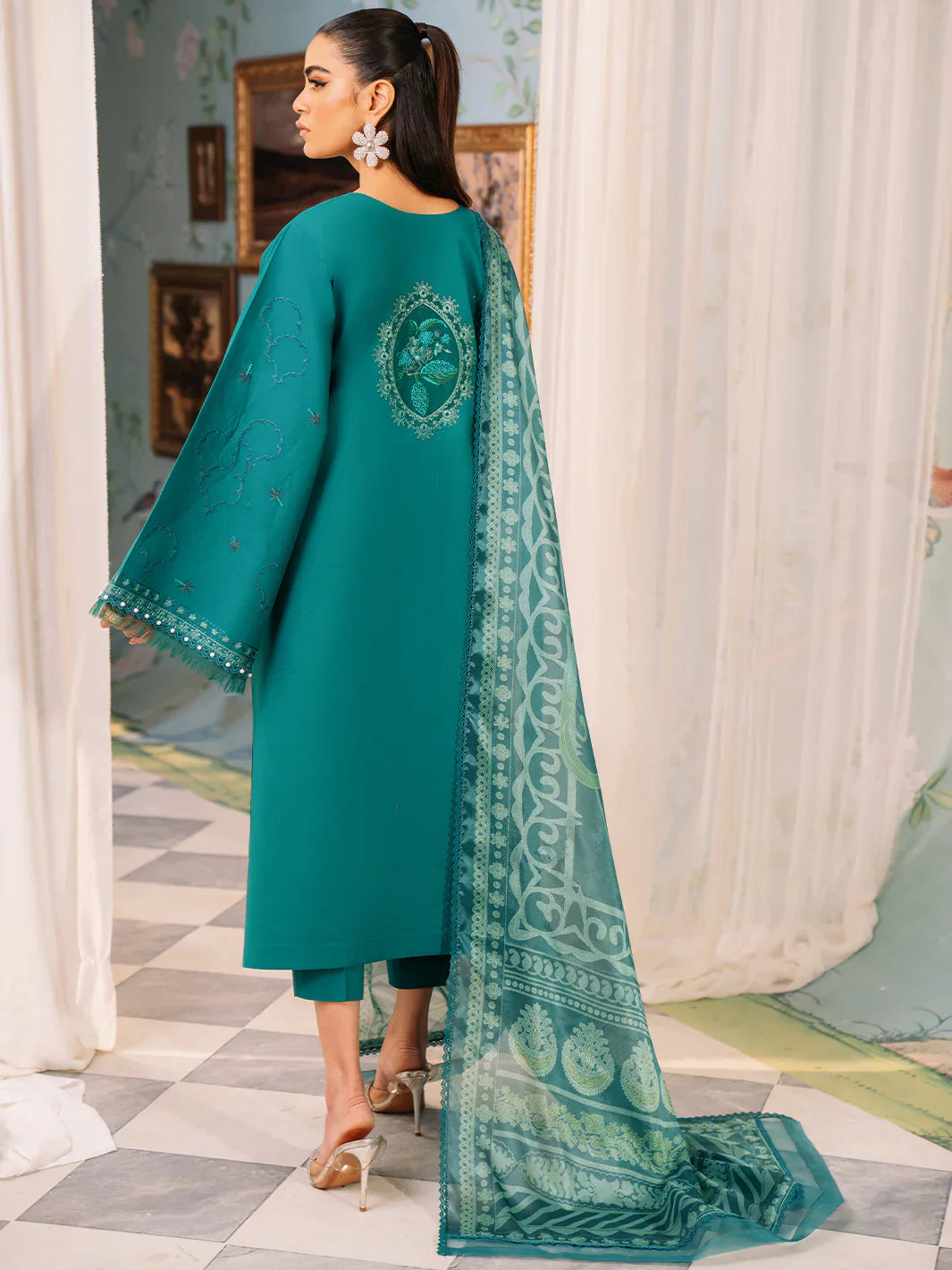 Bin Ilyas | La Hira Spring Summer 24 | 207-A - Official Bin Ilyas - Agha Fabrics UK