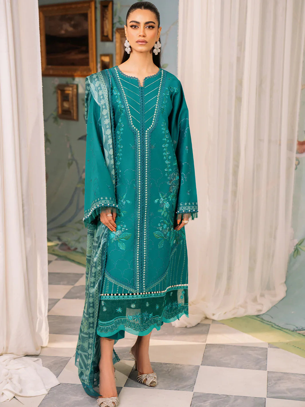 Bin Ilyas | La Hira Spring Summer 24 | 207-A - Official Bin Ilyas - Agha Fabrics UK