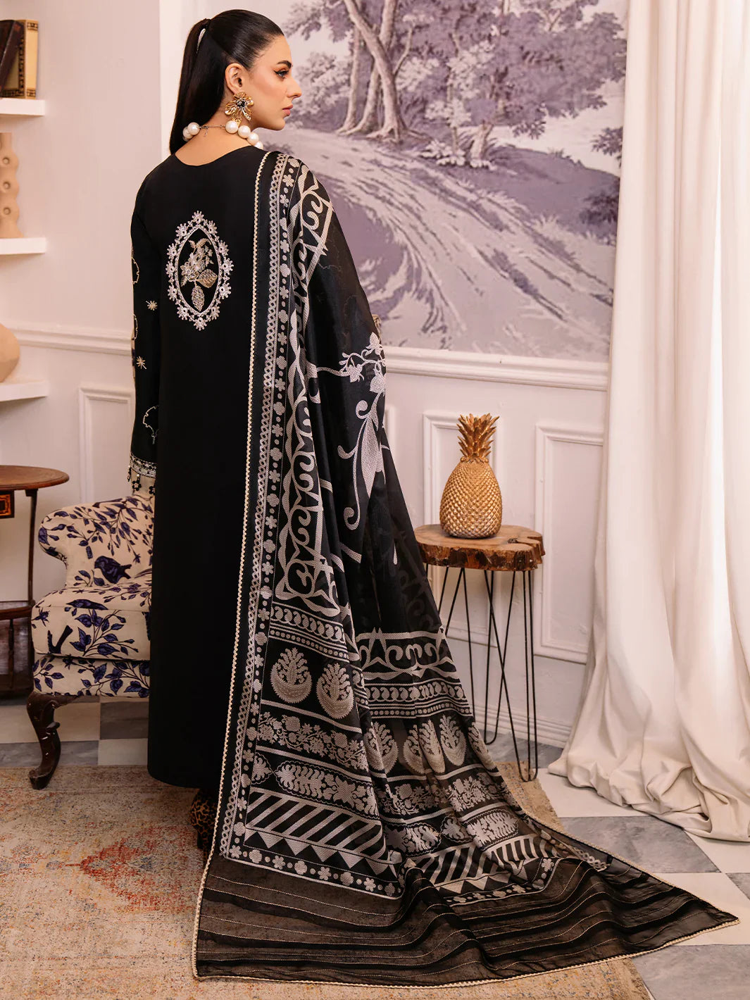 Bin Ilyas | La Hira Spring Summer 24 | 207-B - Official Bin Ilyas - Agha Fabrics UK