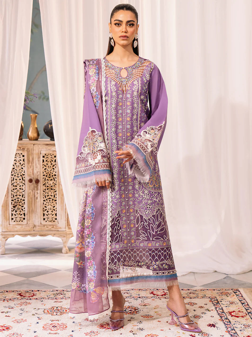Bin Ilyas | La Hira Spring Summer 24 | 201-B - Official Bin Ilyas - Agha Fabrics UK