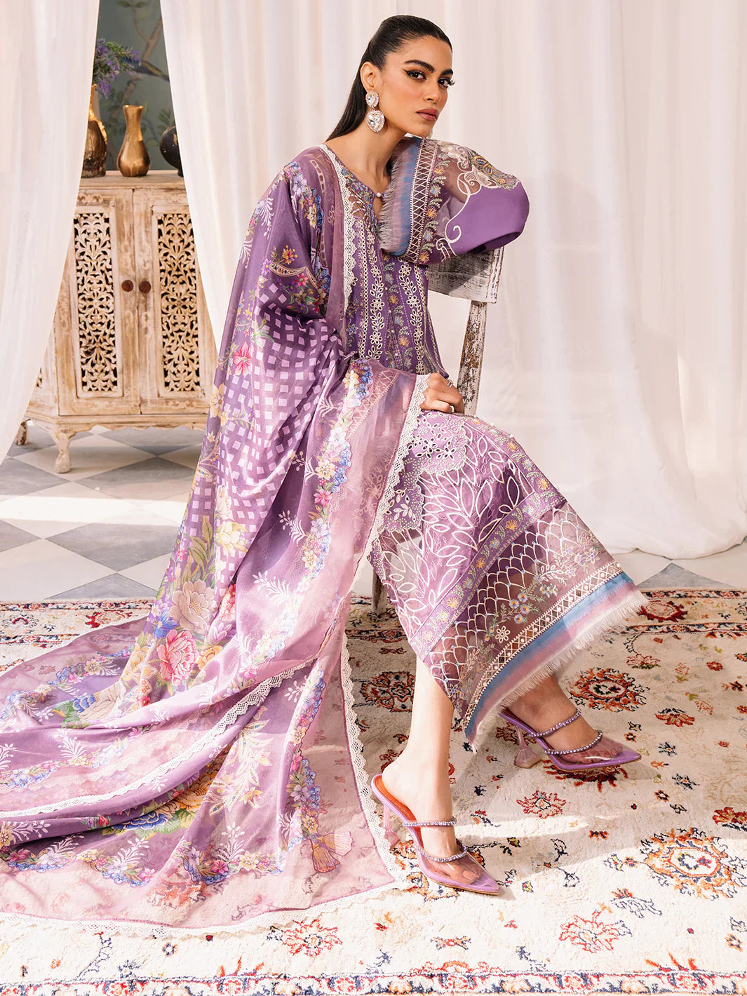 Bin Ilyas | La Hira Spring Summer 24 | 201-B - Official Bin Ilyas - Agha Fabrics UK