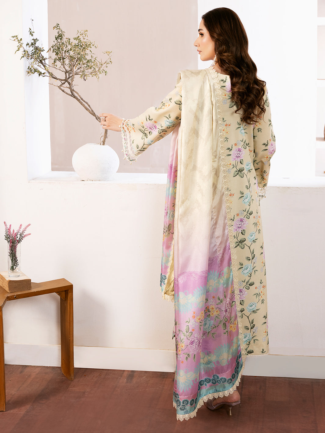 Bin Ilyas | Noura Viscose 24 | 71-B - Official Bin Ilyas - Agha Fabrics UK