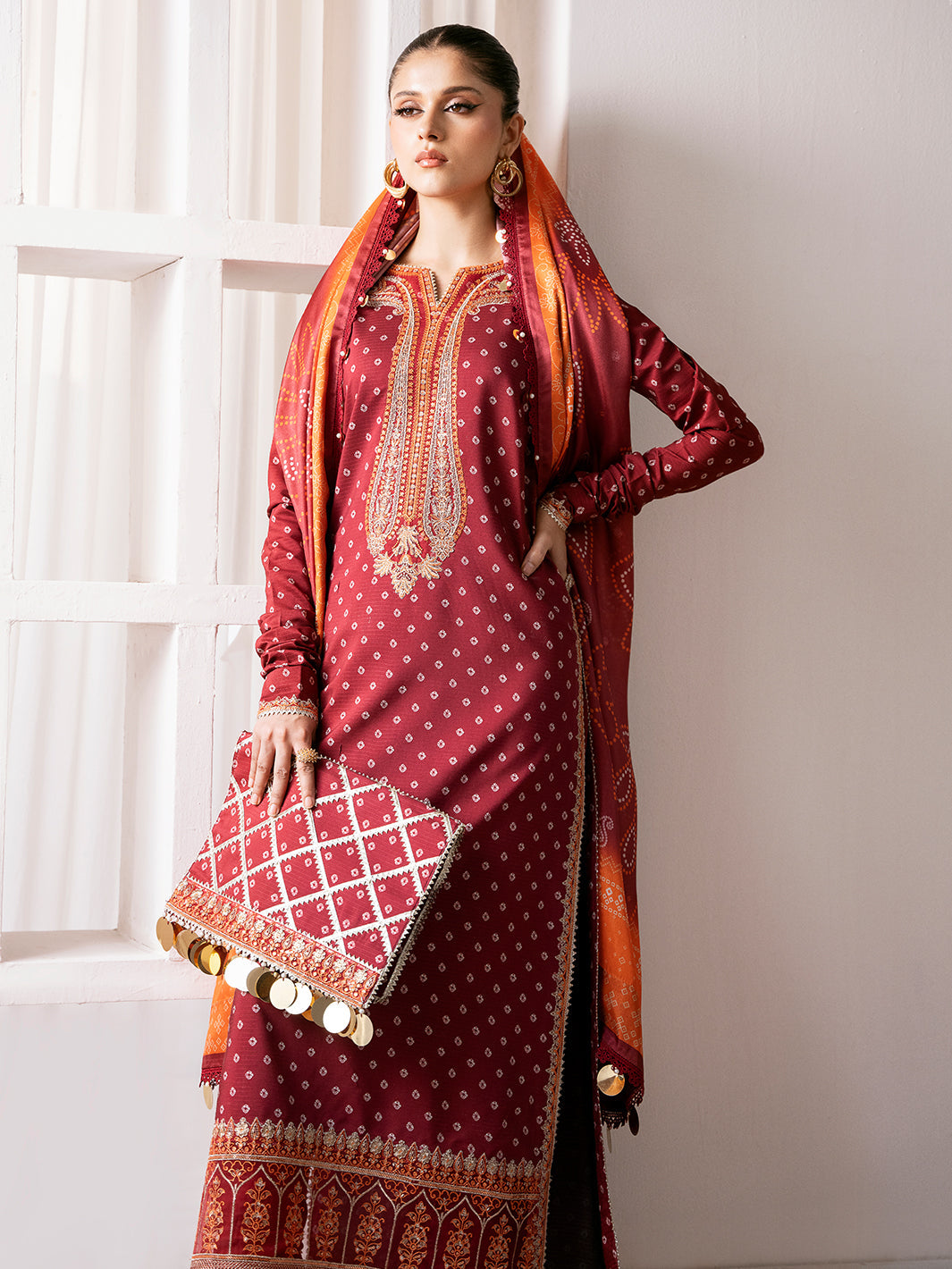 Bin Ilyas | Noura Viscose 24 | 72-B - Official Bin Ilyas - Agha Fabrics UK