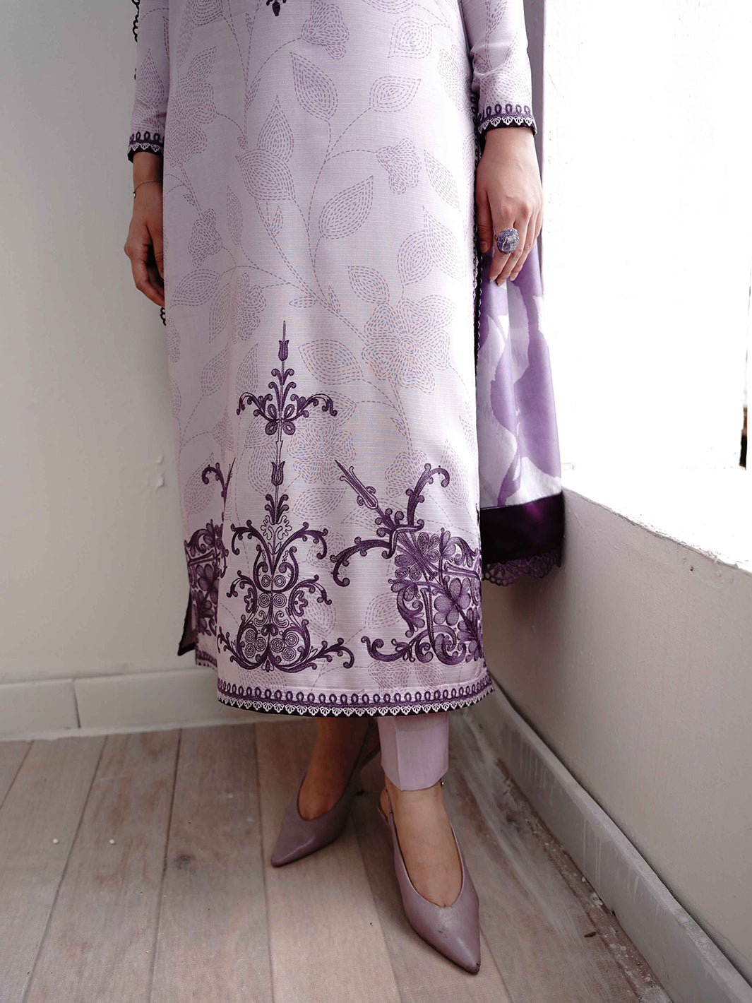 Bin Ilyas | Noura Viscose 24 | 73-A - Official Bin Ilyas - Agha Fabrics UK