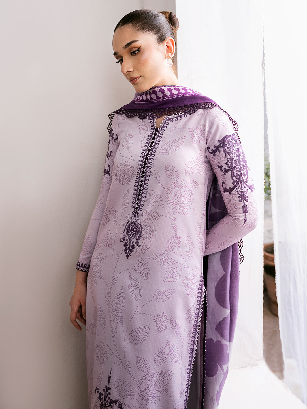 Bin Ilyas | Noura Viscose 24 | 73-A - Official Bin Ilyas - Agha Fabrics UK