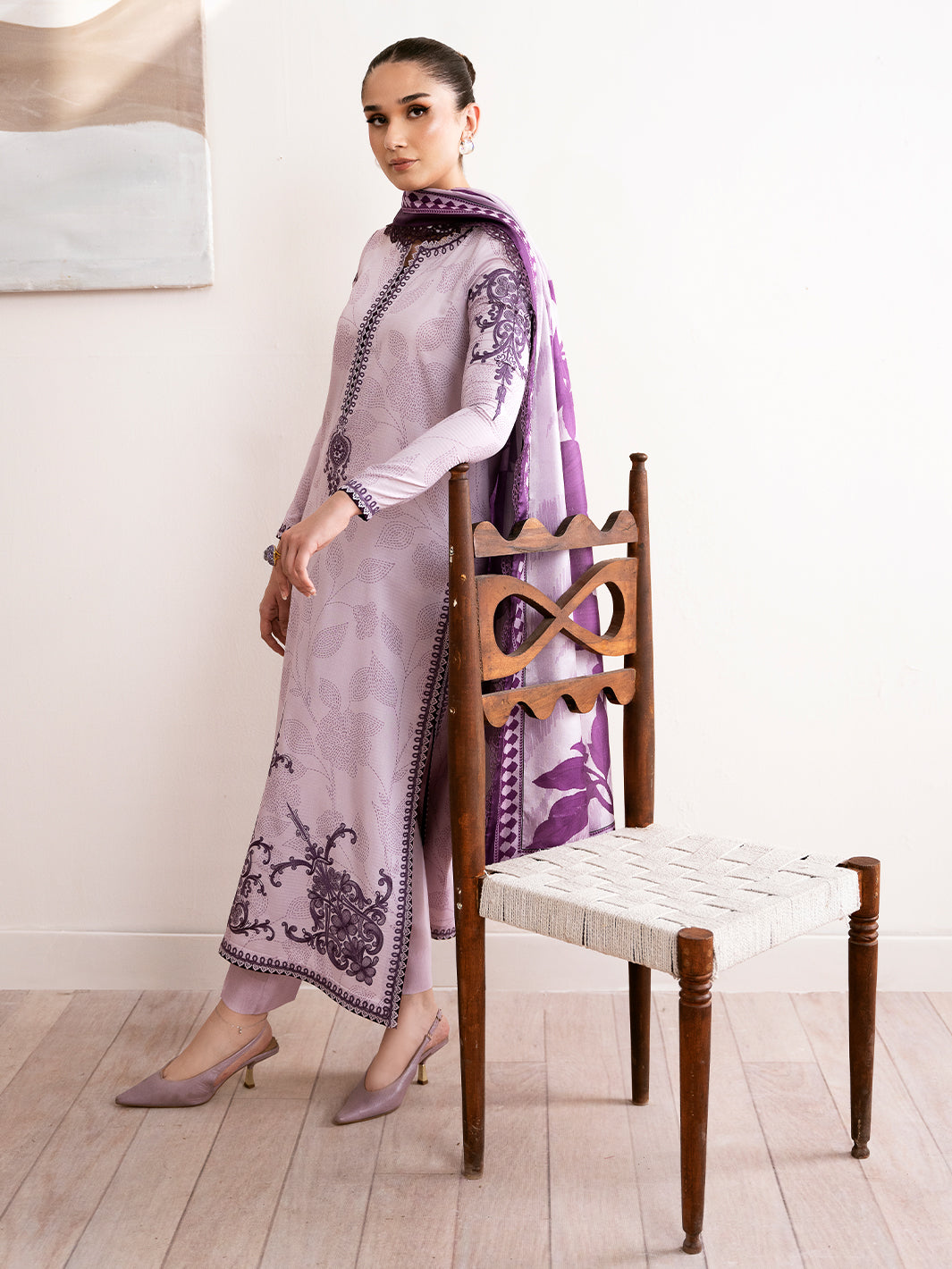 Bin Ilyas | Noura Viscose 24 | 73-A - Official Bin Ilyas - Agha Fabrics UK
