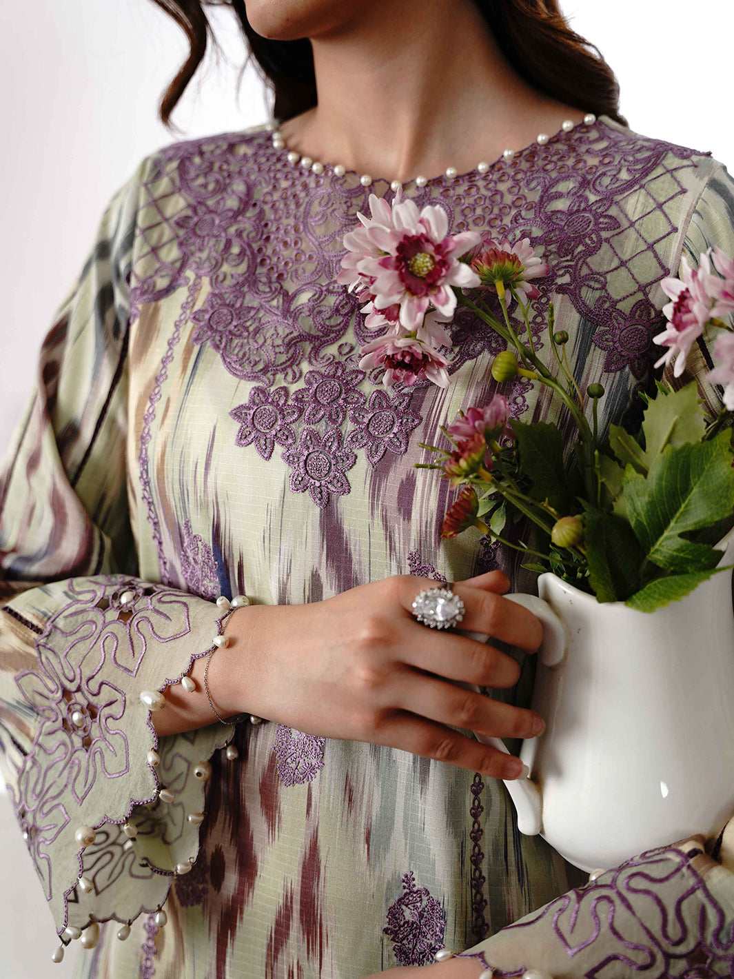 Bin Ilyas | Noura Viscose 24 | 75-A - Official Bin Ilyas - Agha Fabrics UK