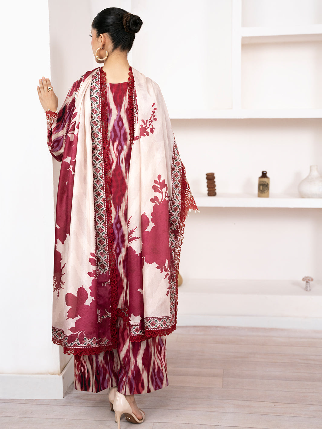 Bin Ilyas | Noura Viscose 24 | 75-B - Official Bin Ilyas - Agha Fabrics UK