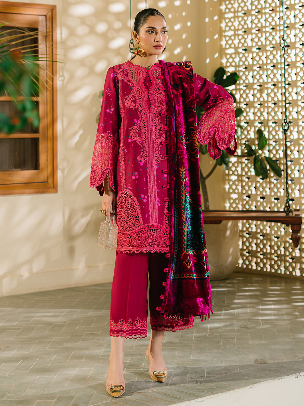 Bin Ilyas | Olivia Embroidered Winter 24 | 527 - A