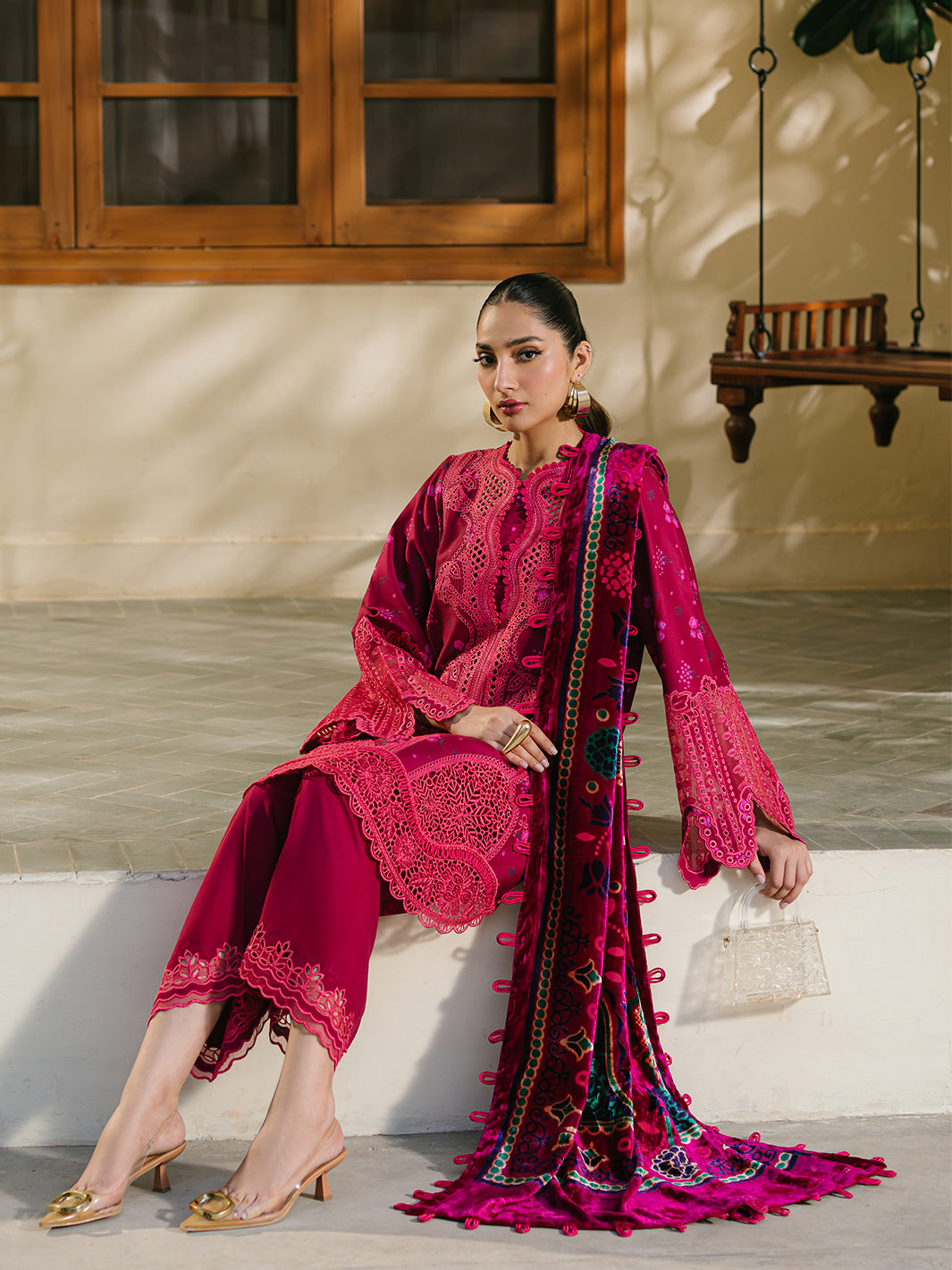Bin Ilyas | Olivia Embroidered Winter 24 | 527 - A