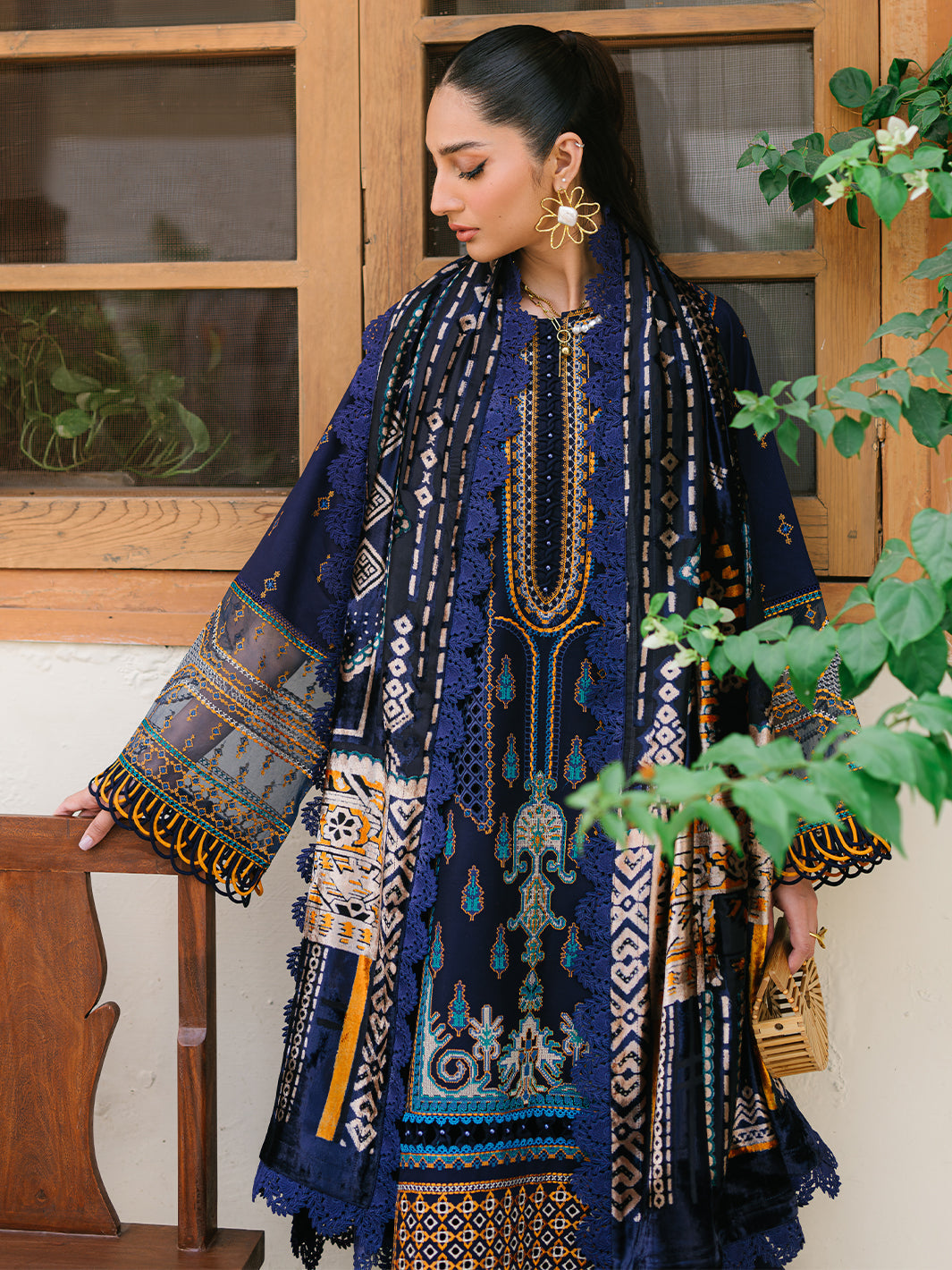 Bin Ilyas | Olivia Embroidered Winter 24 | 522 - A