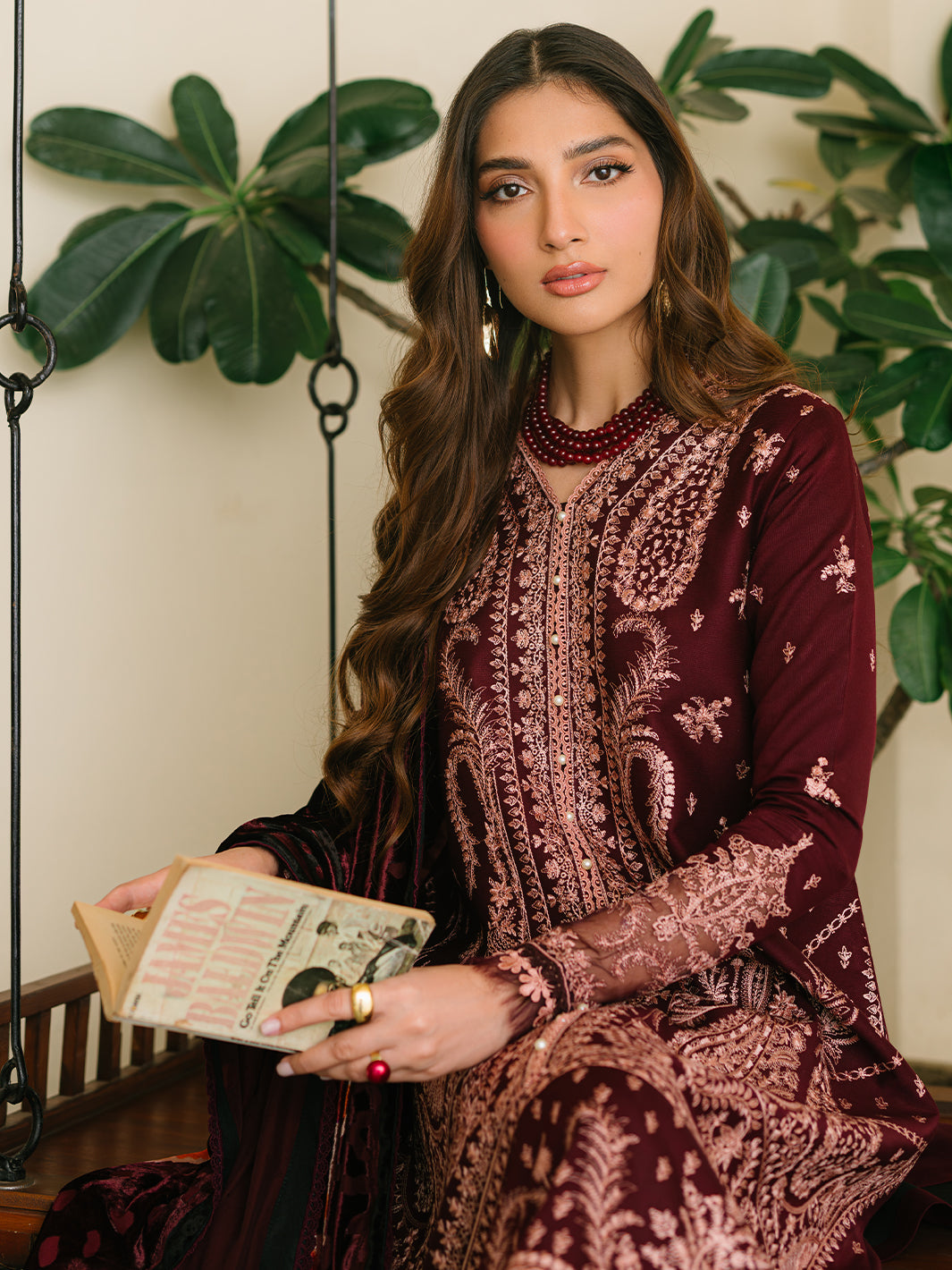 Bin Ilyas | Olivia Embroidered Winter 24 | 523 - A