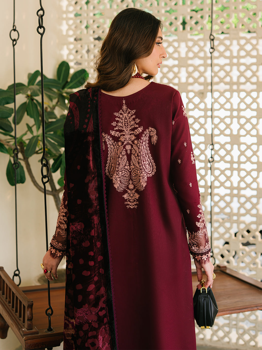 Bin Ilyas | Olivia Embroidered Winter 24 | 523 - A