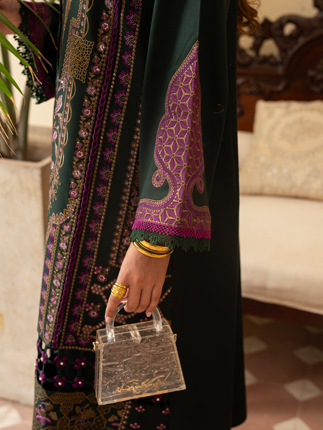 Bin Ilyas | Olivia Embroidered Winter 24 | 521 - A
