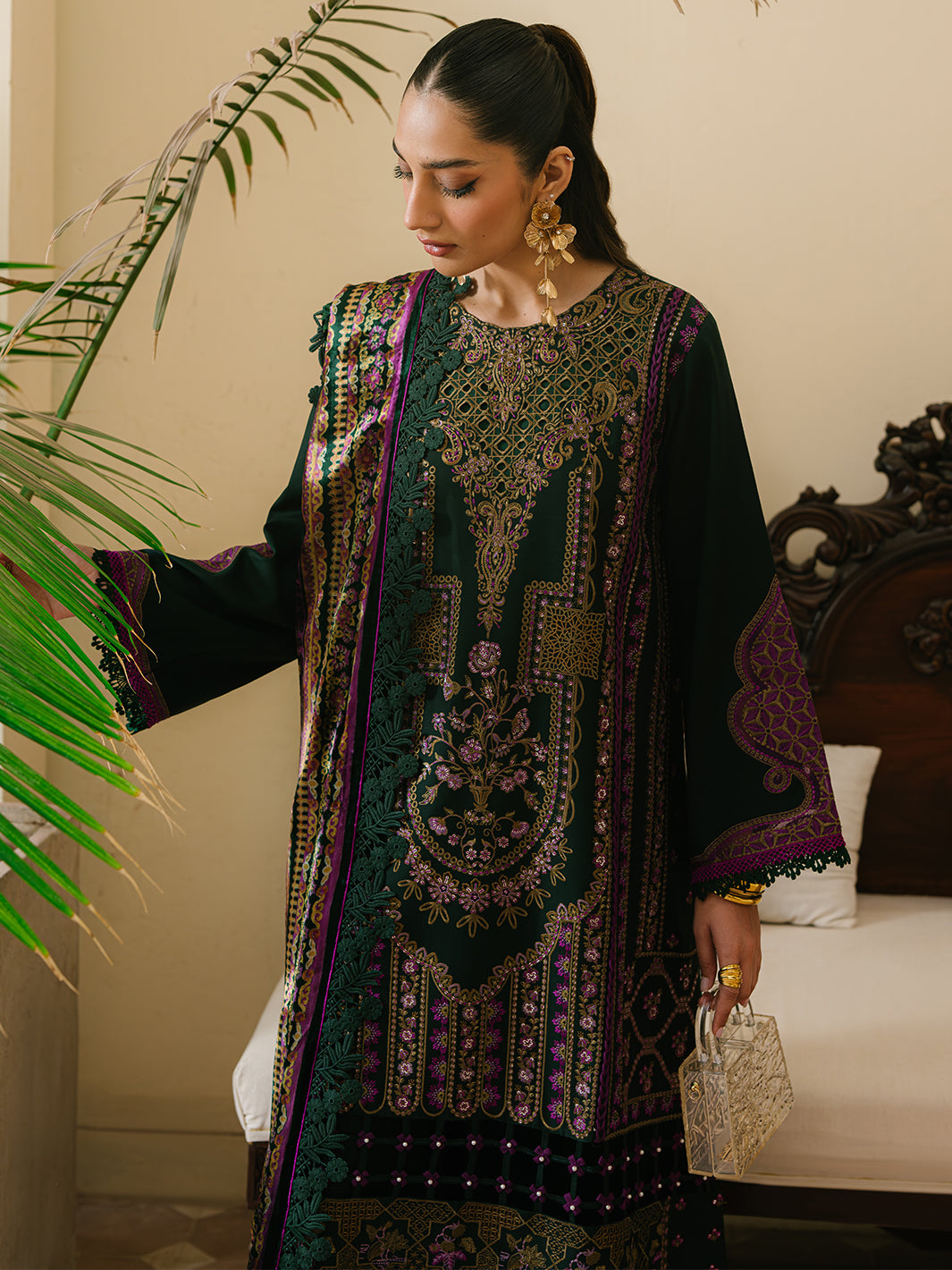 Bin Ilyas | Olivia Embroidered Winter 24 | 521 - A