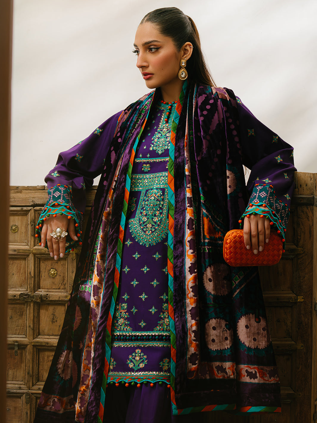 Bin Ilyas | Olivia Embroidered Winter 24 | 524 - B